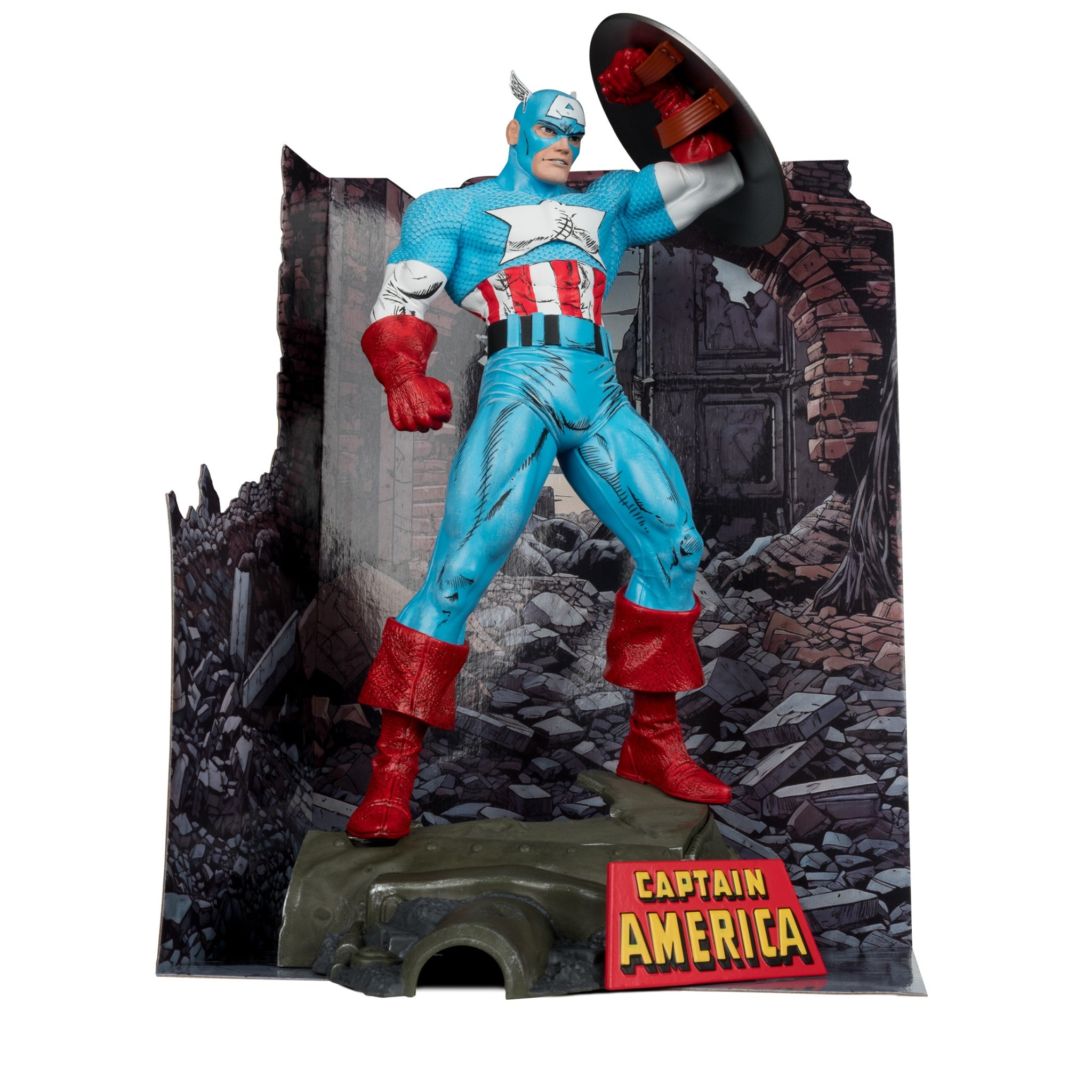 Marvel Captain America 1:6 Scale Posed Amazing Spider-Man #323 - McFarlane Toys