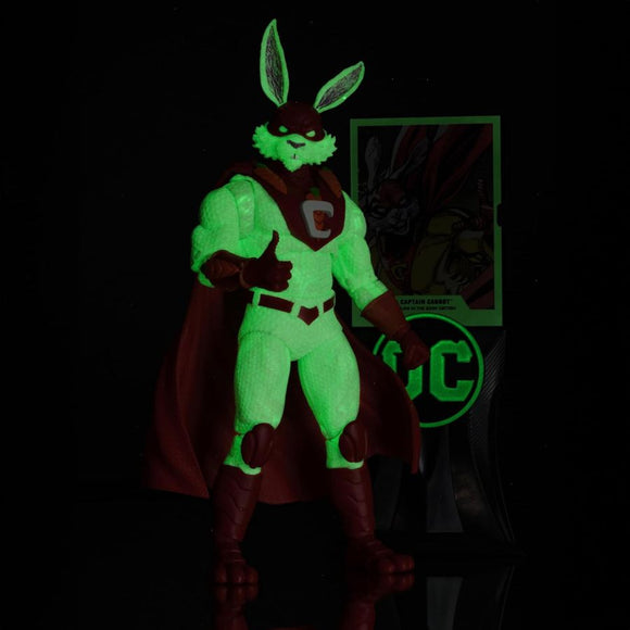 DC Multiverse Justice League Captain Carrot Glow in the Dark Gold Label