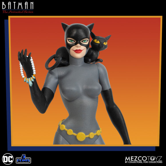 Batman The Animated Series 5 Points Catwoman 3.75" Figure - Mezco Toys