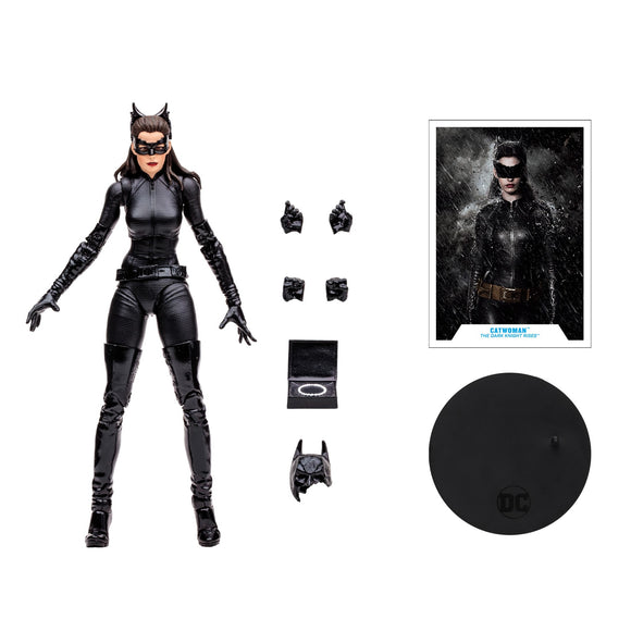 DC Multiverse The Dark Knight Rises Catwoman Gold Label PLATINUM McFarlane Toys
