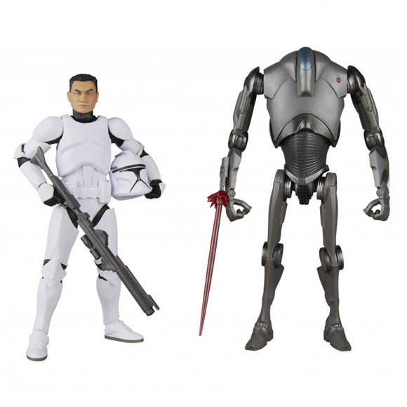 Star Wars Black Series 6" Phase I Clone Trooper & Super Battle Droid