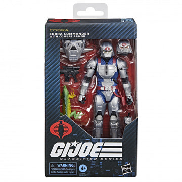 G.I. Joe Classified Series 6" Figure #168 Cobra Commander With Combat Armor
