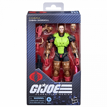 G.I. Joe Classified Series 6" Figure #201 Cobra Overkill