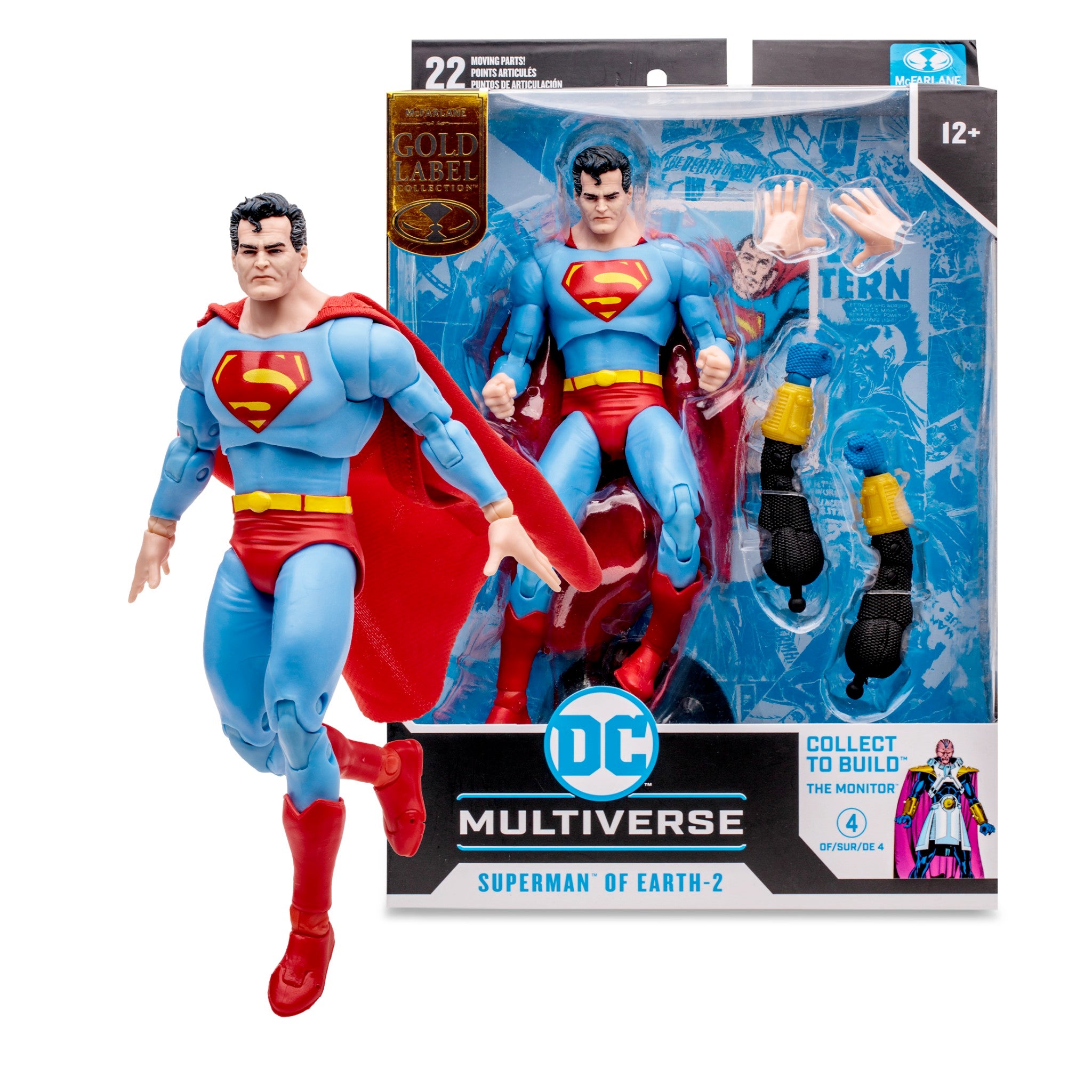 DC Multiverse Crisis On Infinite Earths Superman Earth-2 BAF Monitor - McFarlane