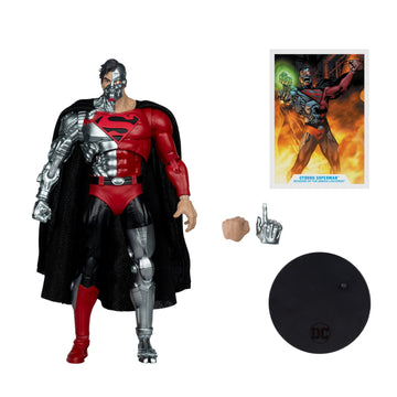 DC Multiverse Revenge of the Green Lanterns Cyborg Superman Gold - McFarlane - 0