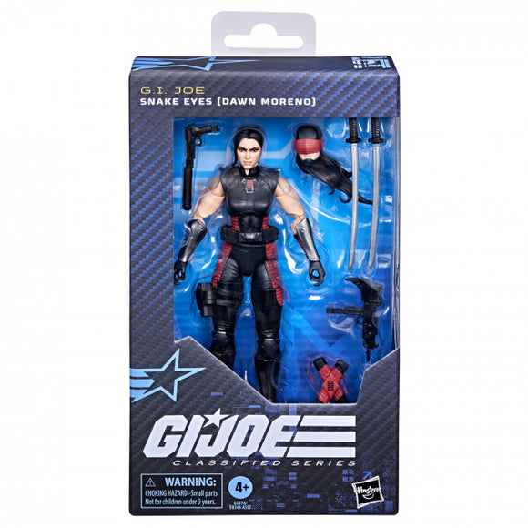 G.I. Joe Classified Series 6" Figure #197 Snake Eyes Dawn Moreno