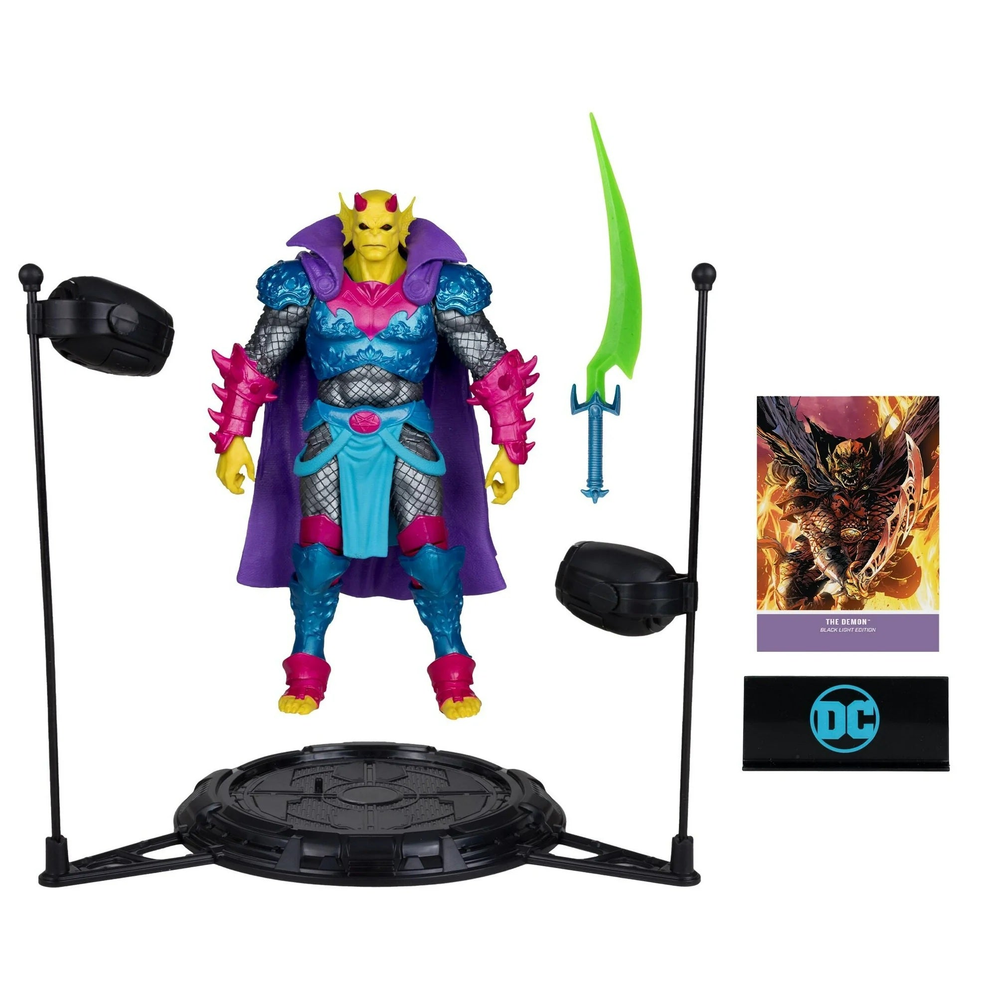DC Multiverse Demon Knights Black Light Edition Demon Gold Label - McFarlane - 0