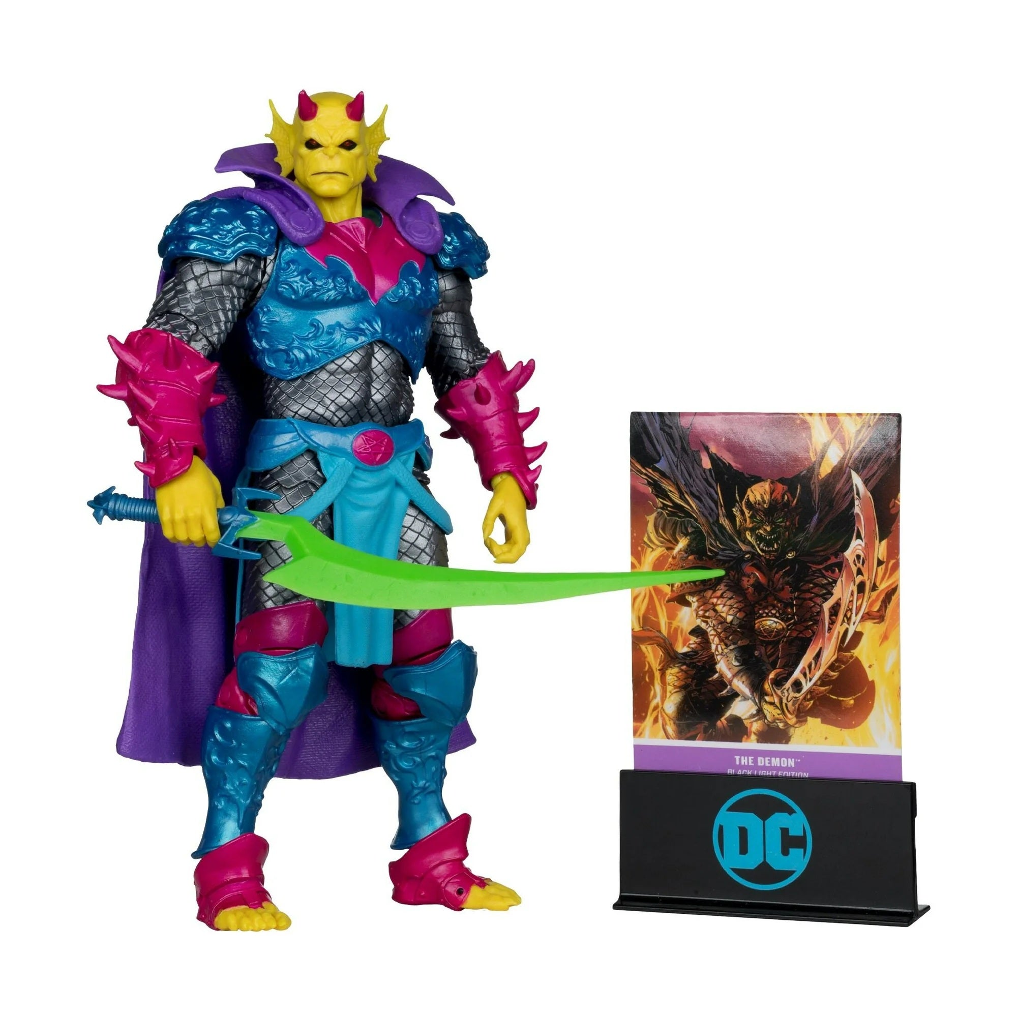 DC Multiverse Demon Knights Black Light Edition Demon Gold Label - McFarlane