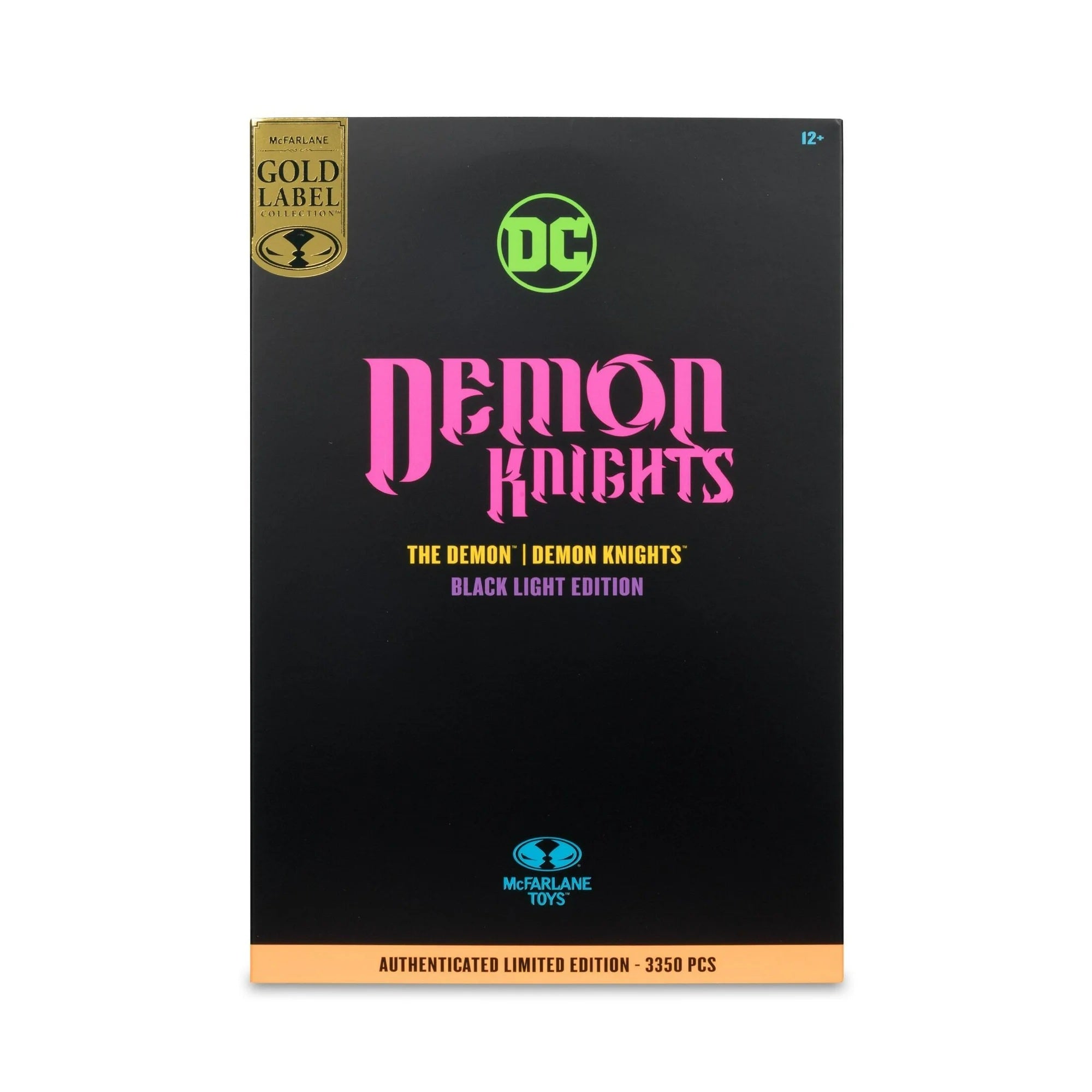 DC Multiverse Demon Knights Black Light Edition Demon Gold Label - McFarlane
