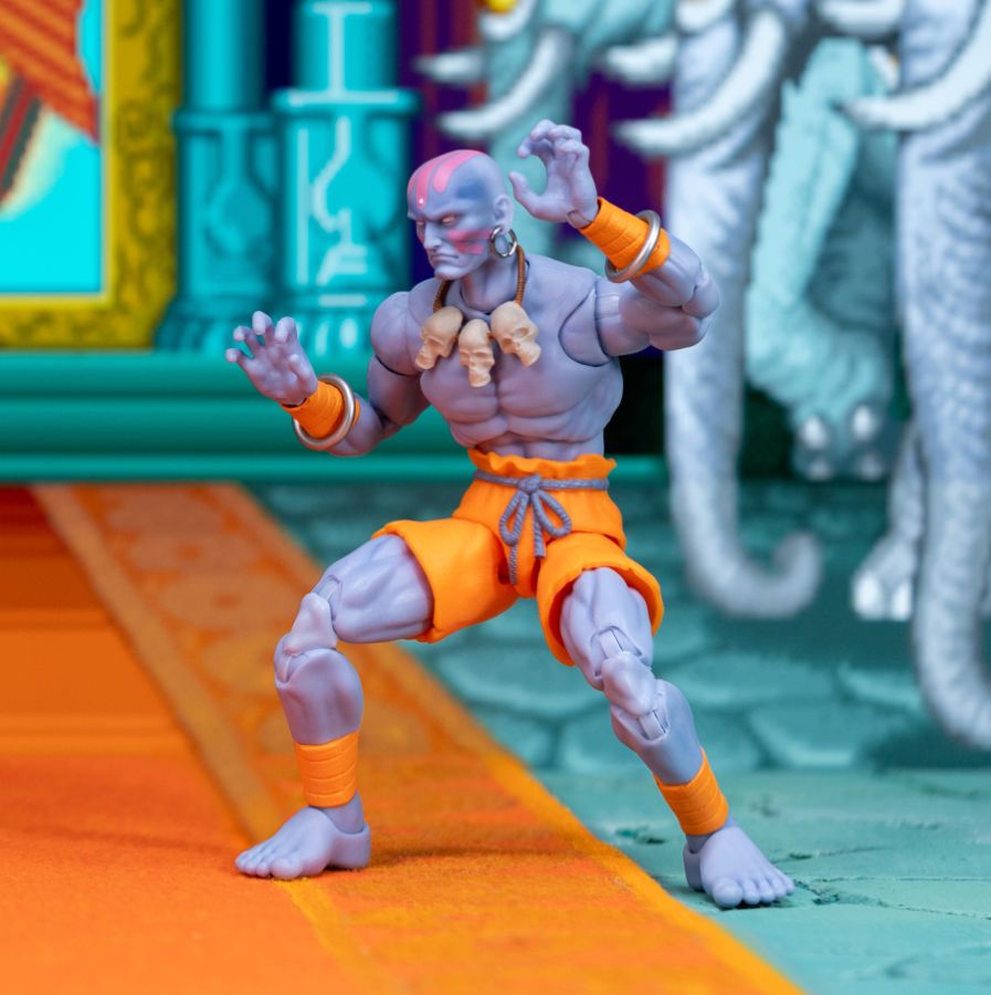 Street Fighter II Utra Deluxe Dhalsim Player 2 1:12 Scale Figure - Jada Toys - 0