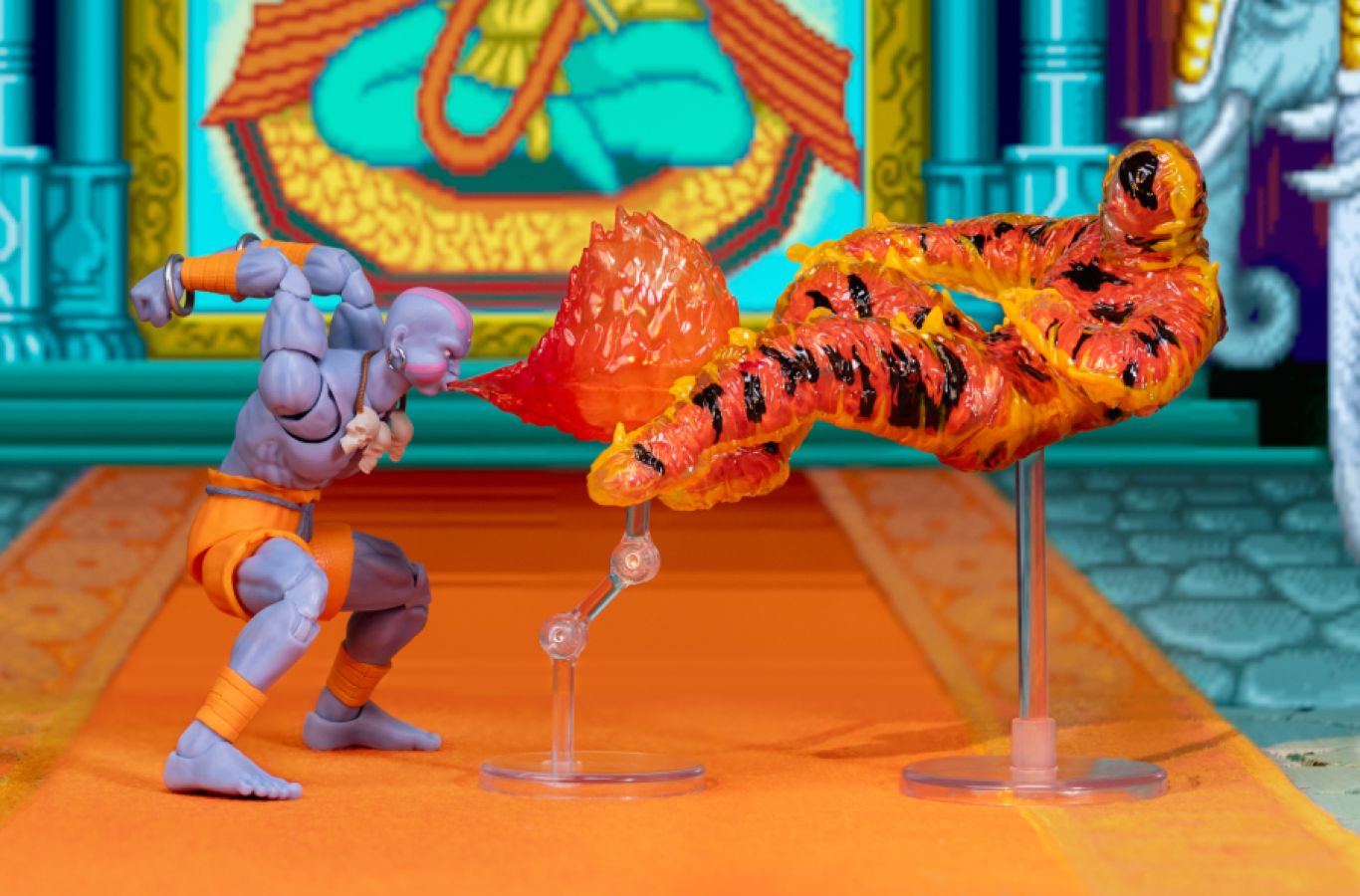 Street Fighter II Utra Deluxe Dhalsim Player 2 1:12 Scale Figure - Jada Toys