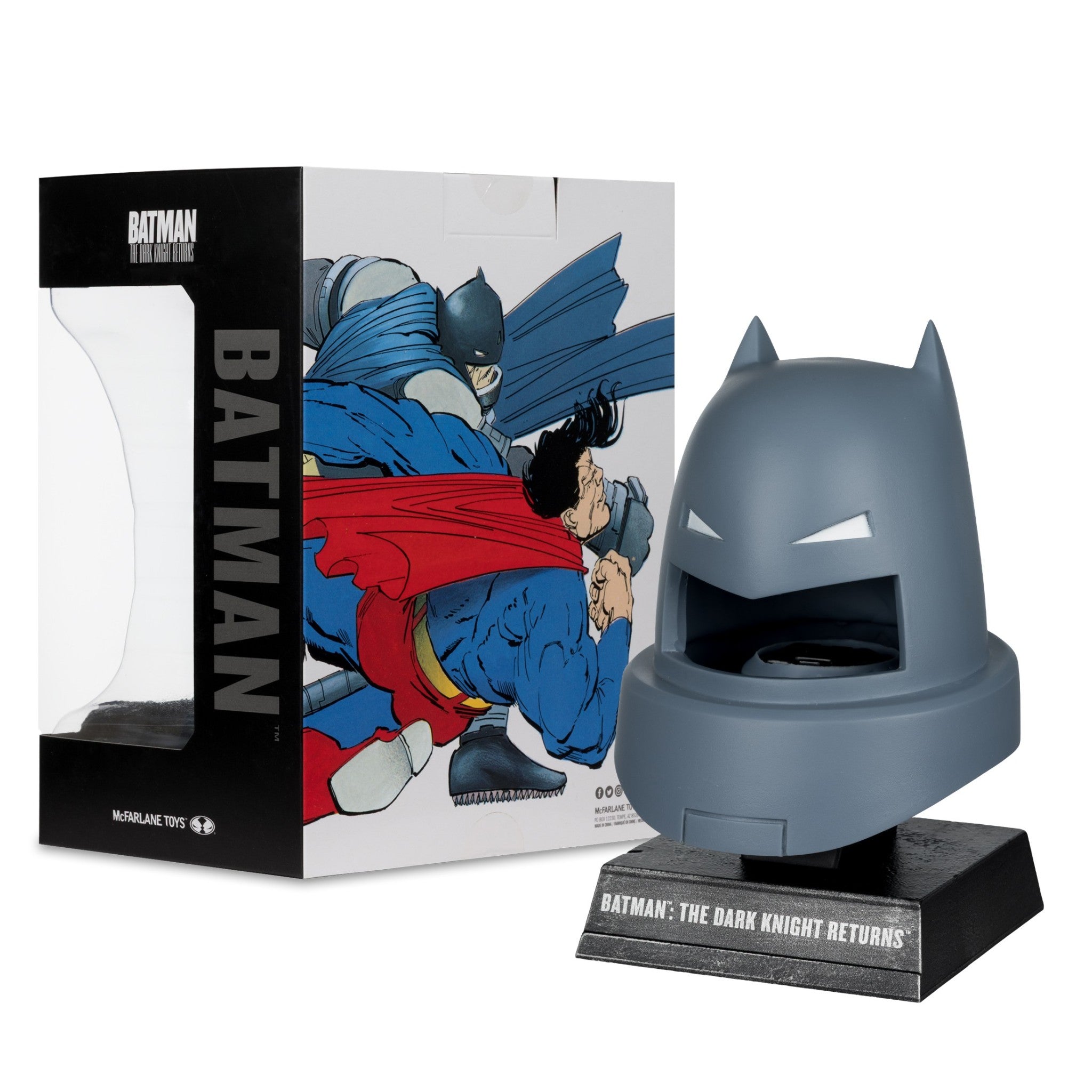 DC Direct Armored Batman Dark Knight Returns Cowl Replica 1:3 Scale - McFarlane