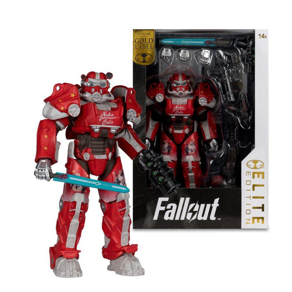 Fallout Series Elite Edition #9 Nuka Cola T-60 Gold Label - McFarlane Toys