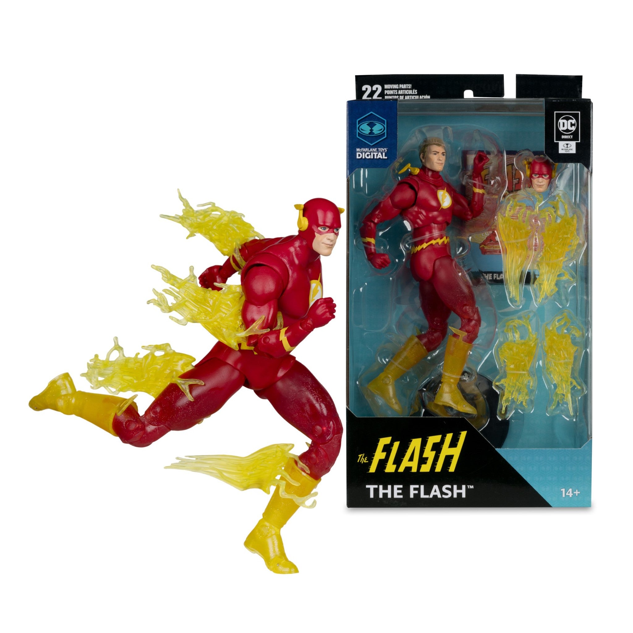 Flash Dc Multivese DC Multiverse The Flash Speed Force PLATINUM - McFarlane DC Direct Dig ...