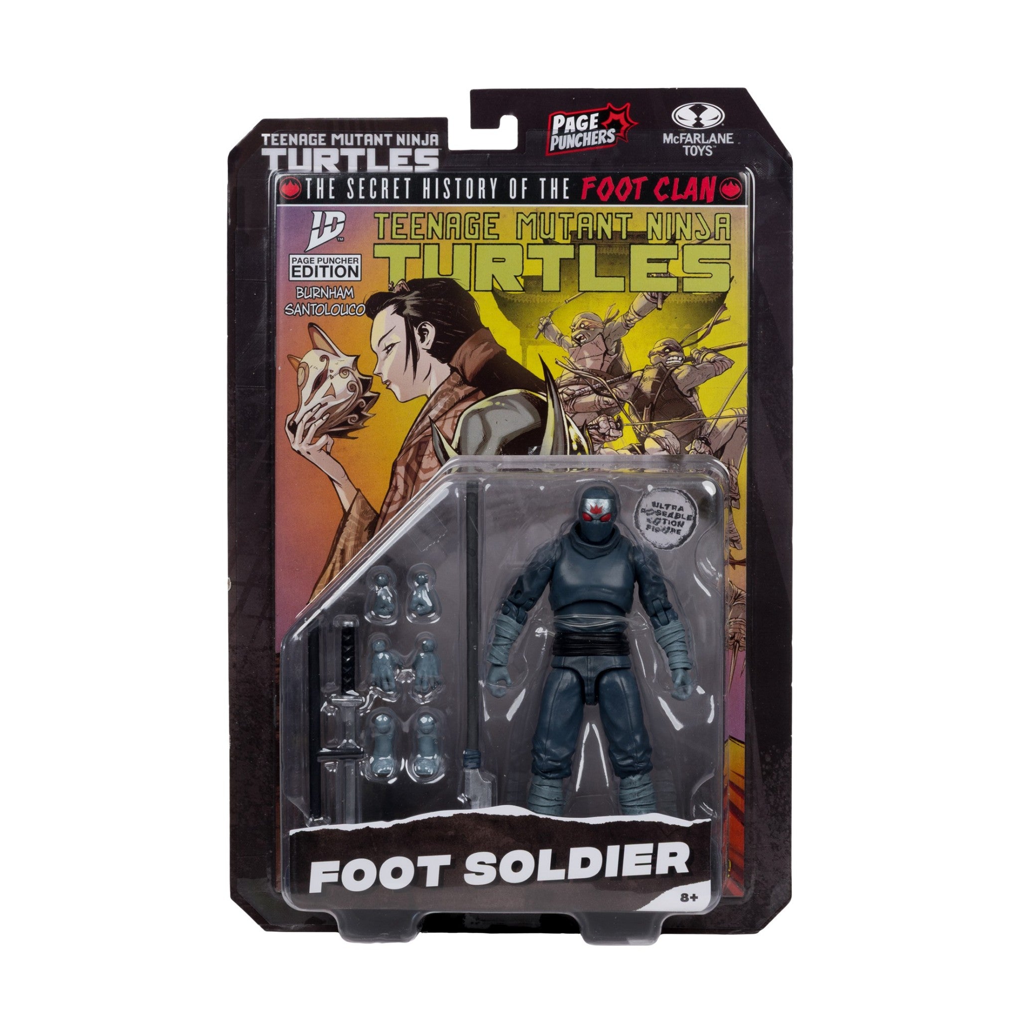 Page Punchers Teenage Mutant Ninja Turtles Foot Soldier with Comic - McFarlane