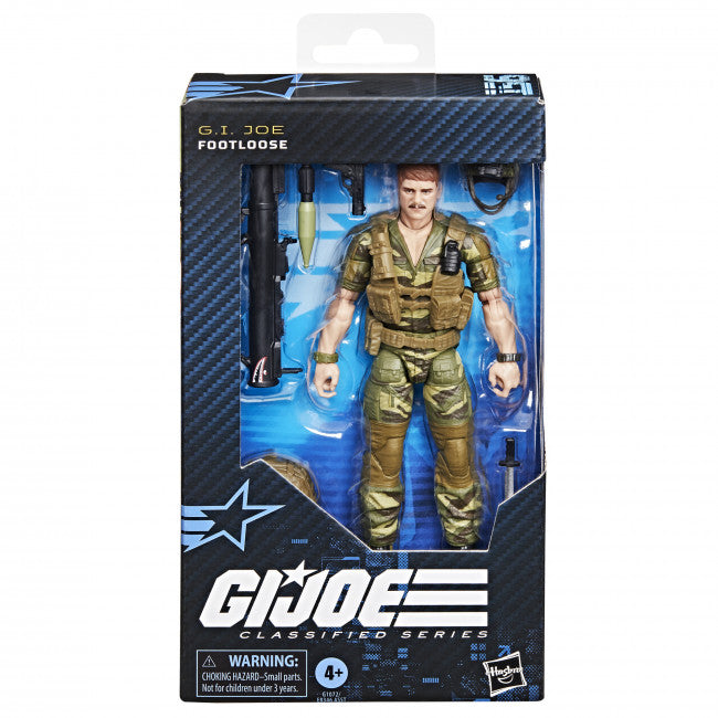 G.I. Joe Classified Series 6" Figure #156 Footloose