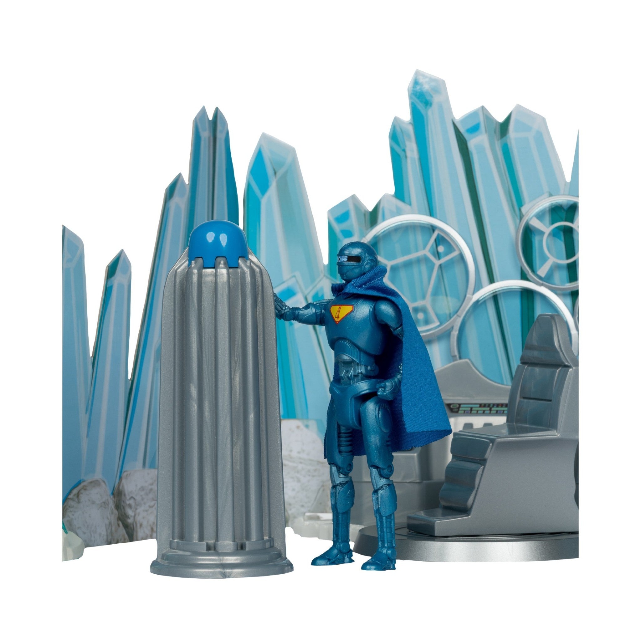 Super Powers Supermans Headquarters Fortress of Solitude & Robot Gold Label