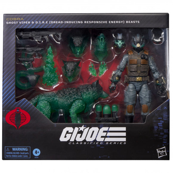 G.I. Joe Classified Series 6" Figure #170 Ghost Viper & D.I.R.E.