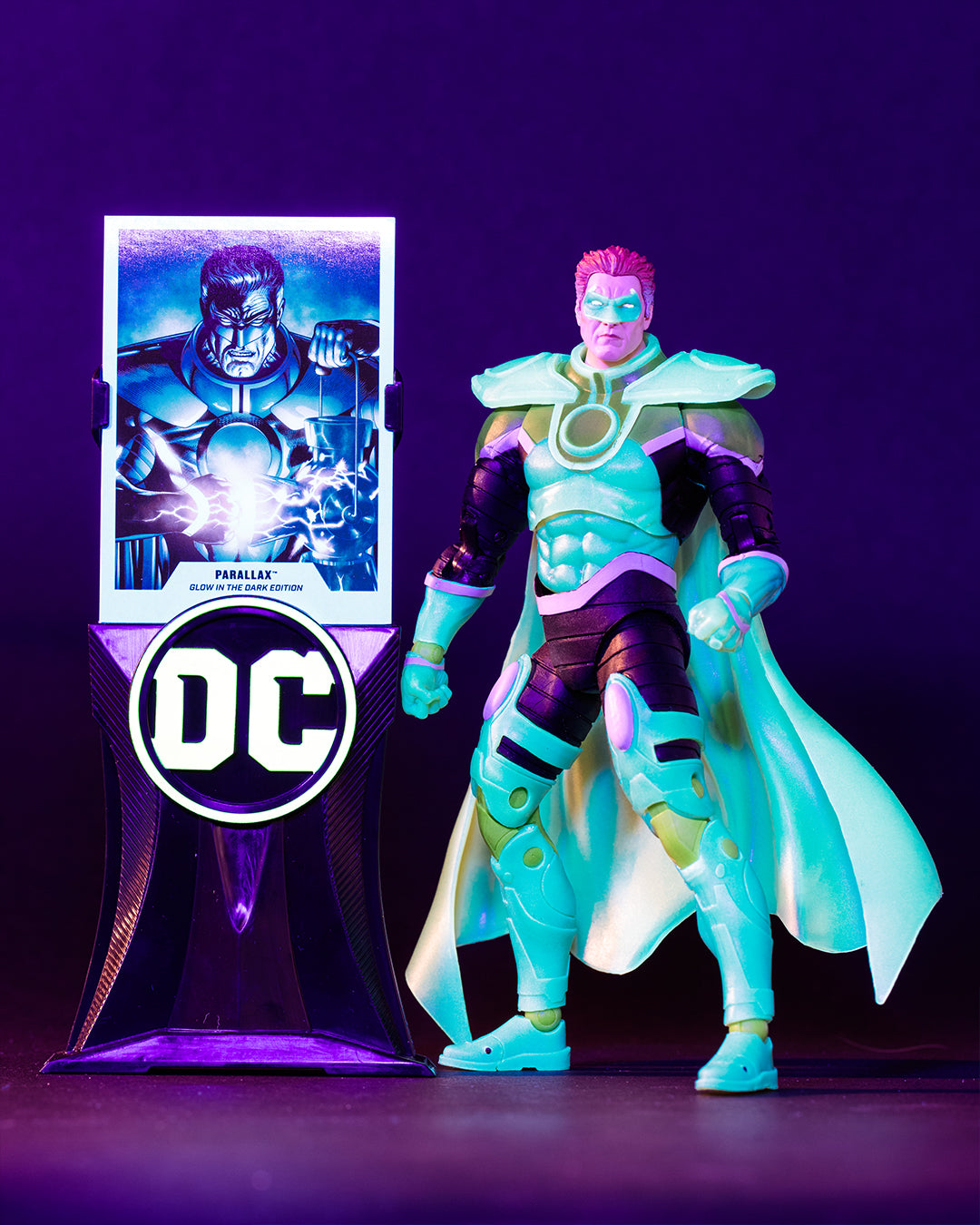 DC Multiverse Green Lantern Parallax Zero Hour Glow Dark Gold Label - McFarlane