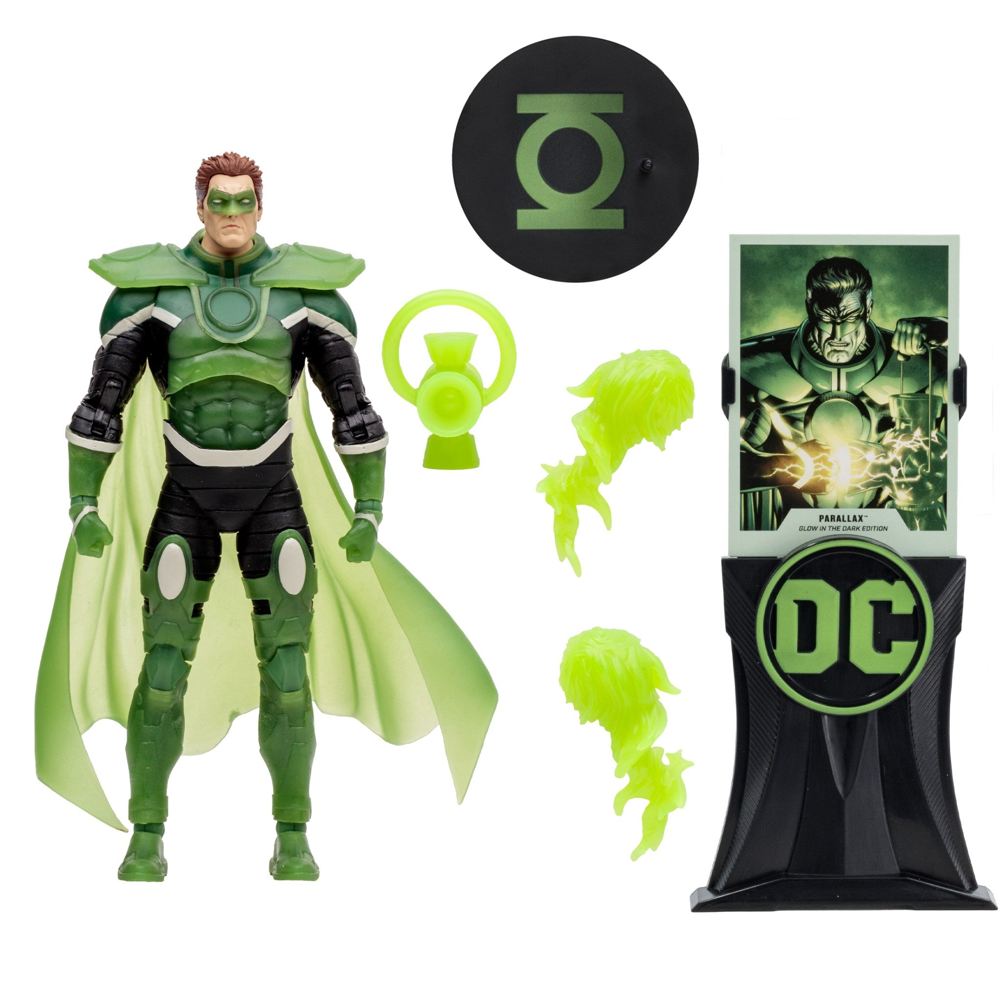 DC Multiverse Green Lantern Parallax Zero Hour Glow Dark Gold Label - McFarlane - 0