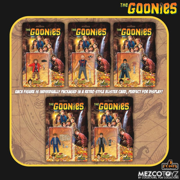 The Goonies 5 Points Figure Set of 5 - Mezco Toys