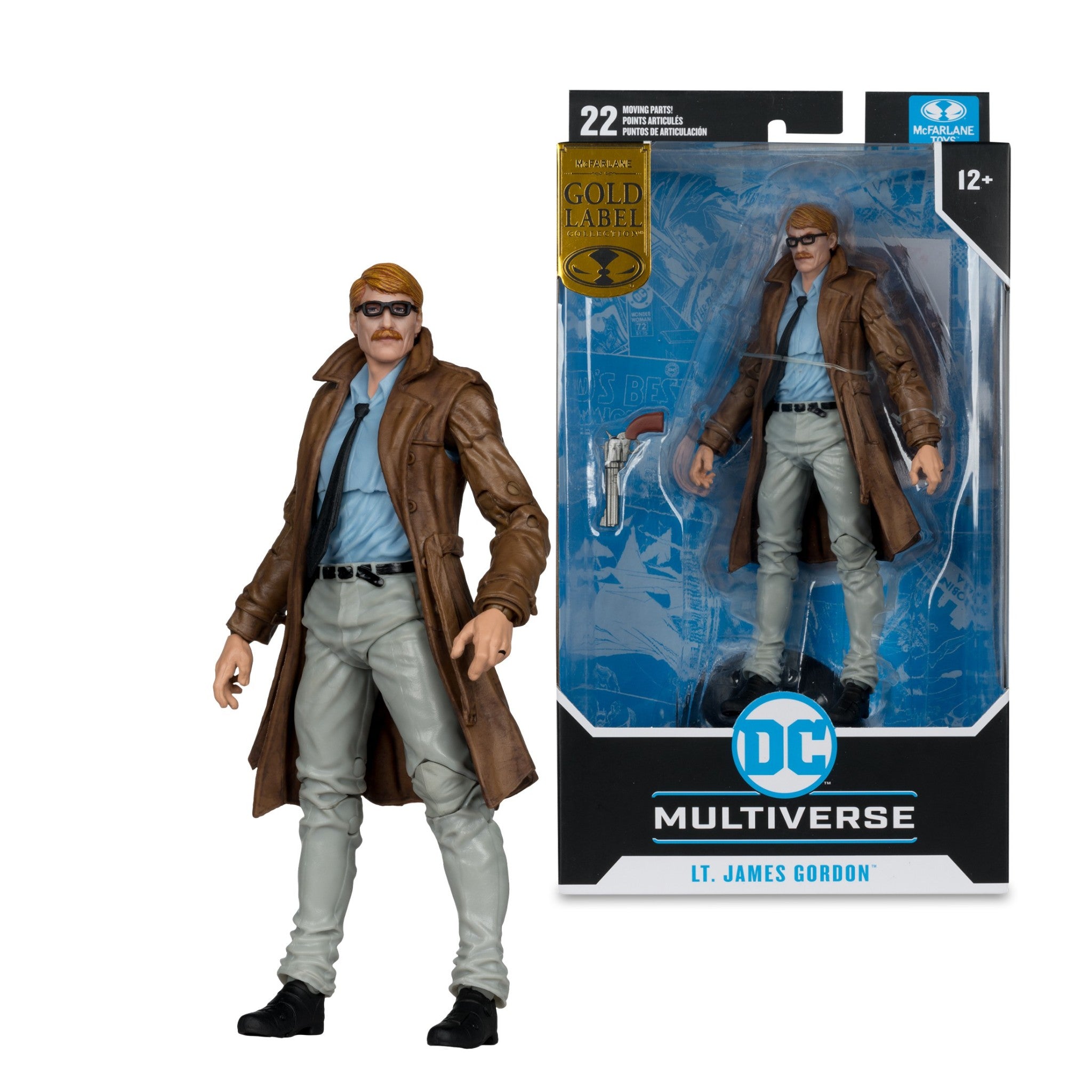 DC Multiverse Batman Year One Part 4 Lt James Gordon Gold Label - McFarlane Toys
