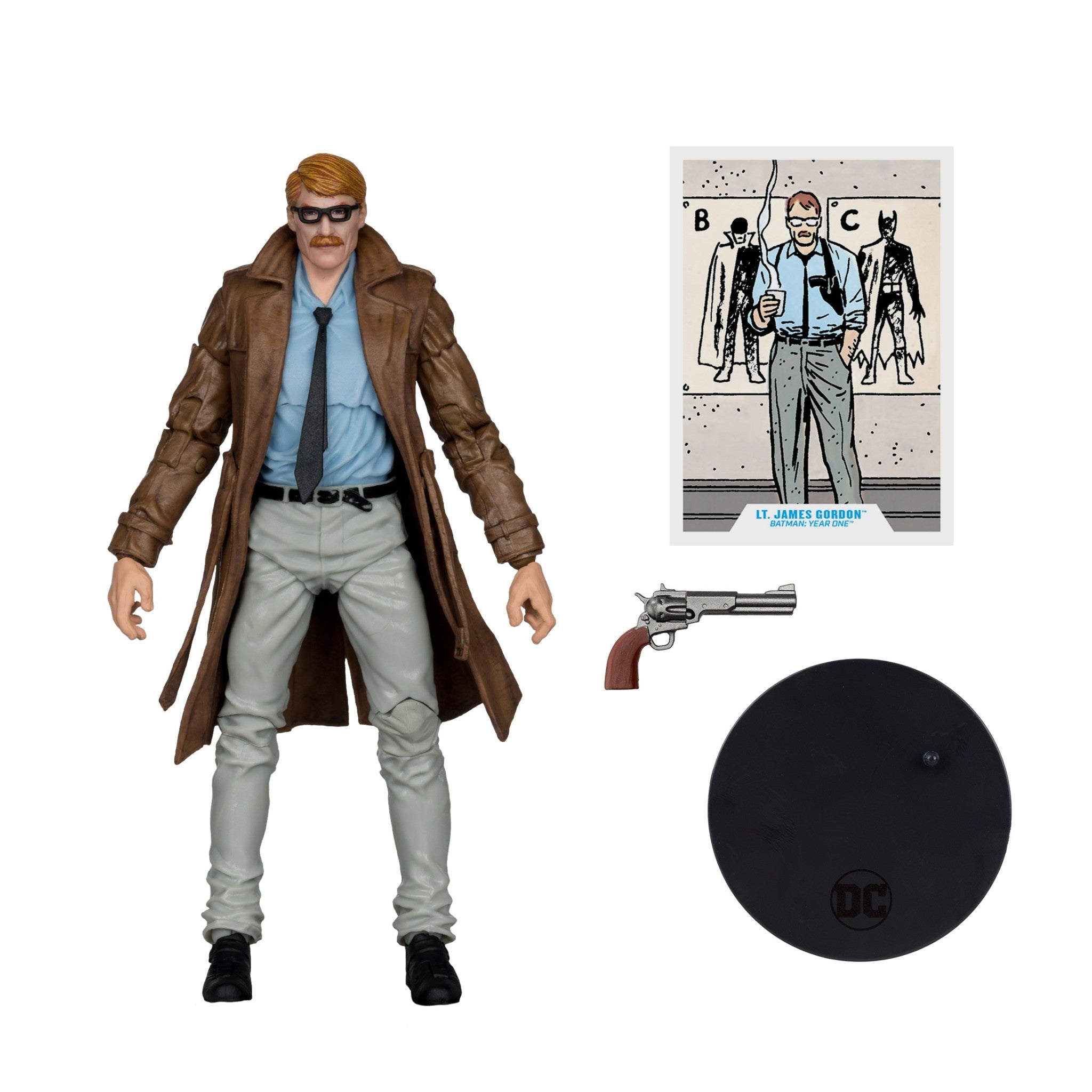 DC Multiverse Batman Year One Part 4 Lt James Gordon Gold Label - McFarlane Toys - 0