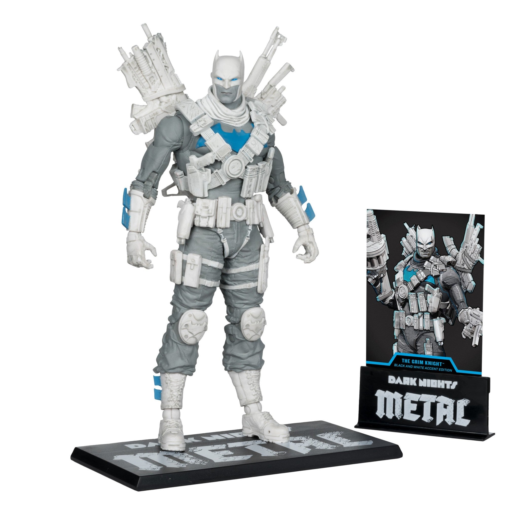 DC Multiverse Dark Nights Metal Grim Knight B&W Gold Label - McFarlane Toys