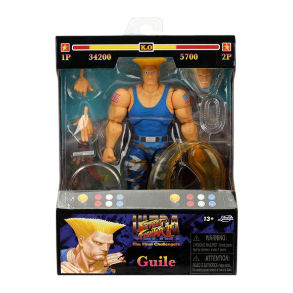 Street Fighter II Guile Player 2 6" Figure - Jada Toys