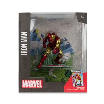 Marvel Iron Man 1:10 Scale Iron Man #126 Cover By John Remeda Jr - McFarlane Toys - 0