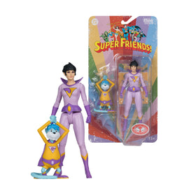 DC Retro Super Friends Jayna & Gleek 6" Figure PLATINUM - McFarlane Toys