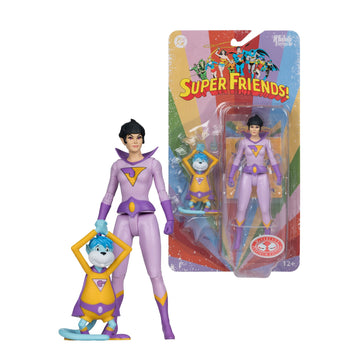 DC Retro Super Friends Jayna & Gleek 6" Figure PLATINUM - McFarlane Toys