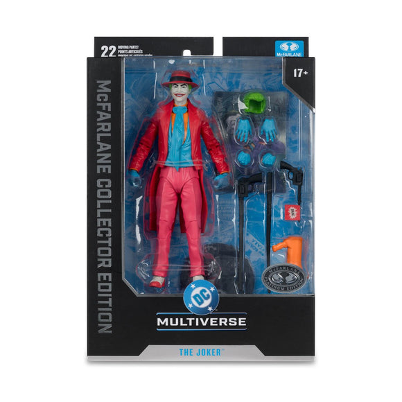 DC Multiverse Collector Edition Batman The Joker PLATINUM - McFarlane Toys