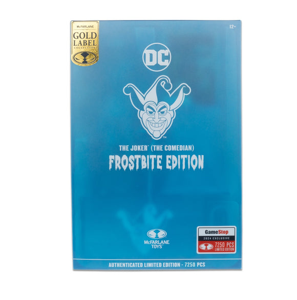 DC Multiverse Batman 3 Jokers Joker Comedian Frostbite Gold Label - McFarlane