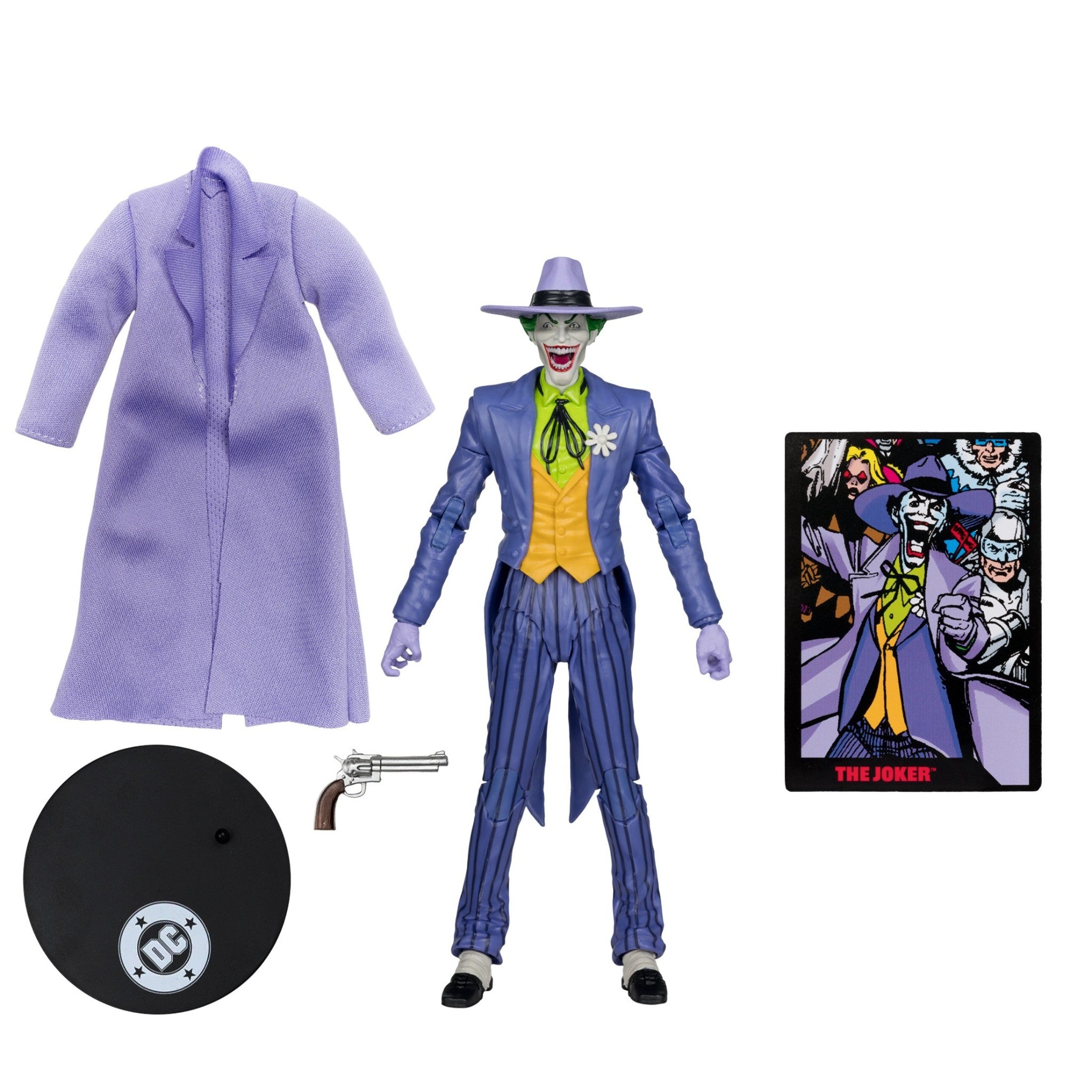 DC Direct Page Punchers Crisis On Infinite Earths Joker with Comic - McFarlane - 0