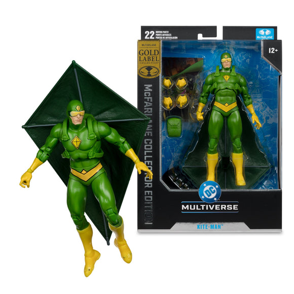DC Multiverse Collector Edition Batman Rogues Kite-Man Gold Label - McFarlane
