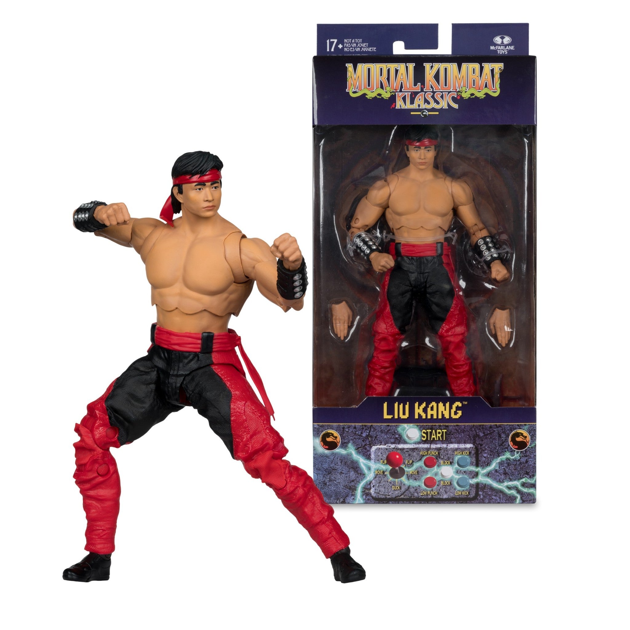 Mortal Kombat Klassic Liu Kang 7" Figure - McFarlane Toys
