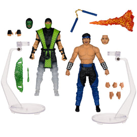 Mortal Kombat Klassic Liu Kang vs Reptile Deluxe 2 Pack 7" Figures - McFarlane - 0