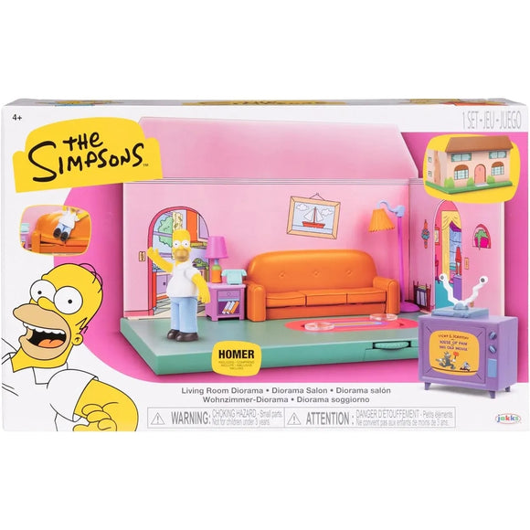The Simpsons Living Room Diorama - JAKKS Pacific