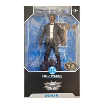 DC Multiverse Batman Begins Lucius Fox PLATINUM - McFarlane Toys