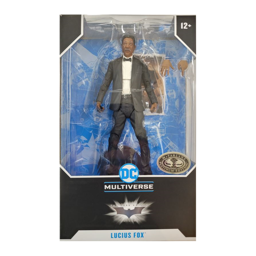 DC Multiverse Batman Begins Lucius Fox PLATINUM - McFarlane Toys