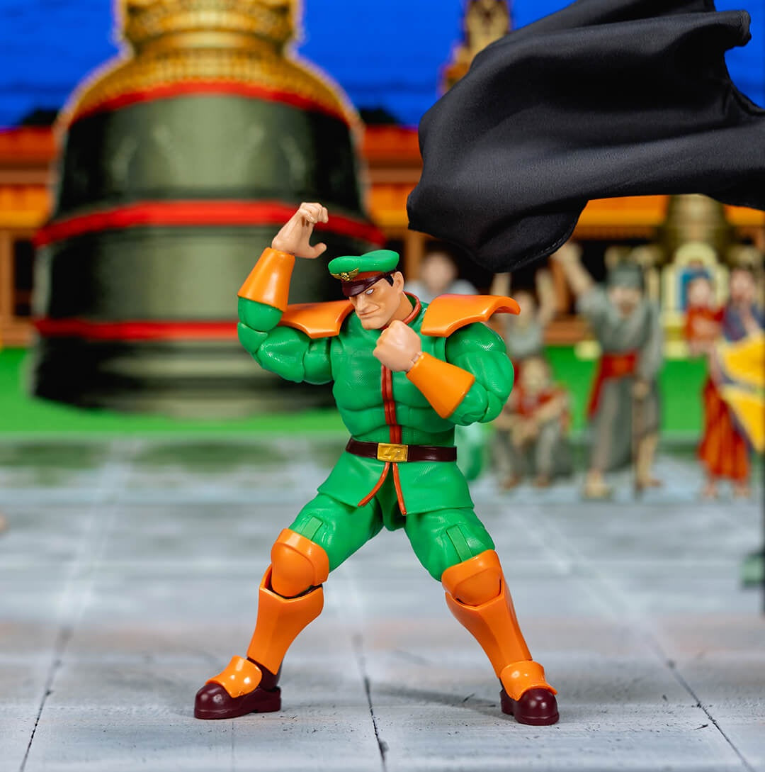 Street Fighter II Utra Deluxe M Bison Player 2 1:12 Scale Figure - Jada Toys