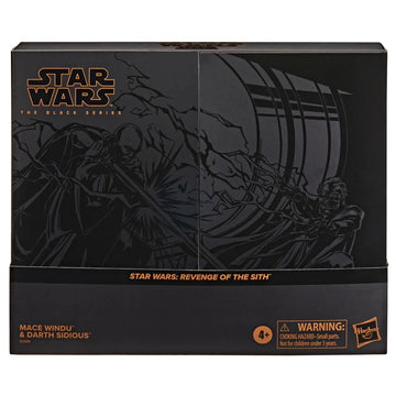 Star Wars Black Series 6" Revenge of the Sith Mace Windu & Darth Sidious - 0