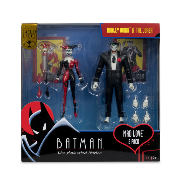 DC Direct Batman Animated Harley Quinn & The Joker Mad Love Gold Label McFarlane