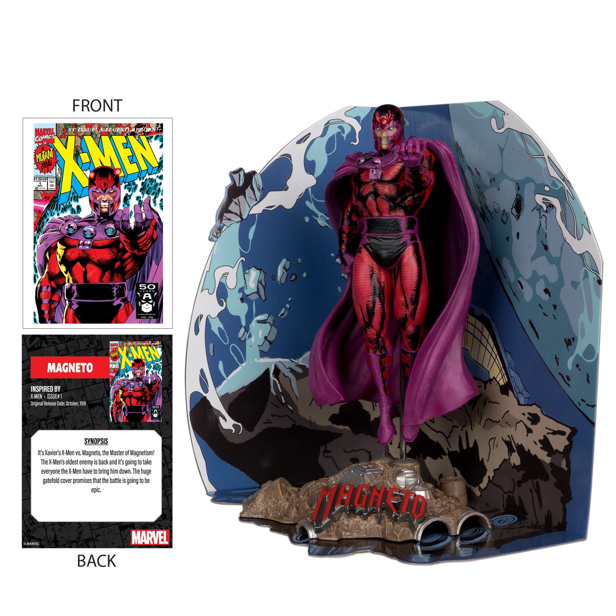 Marvel Magneto 1:10 Scale X-Men #1 - McFarlane Toys