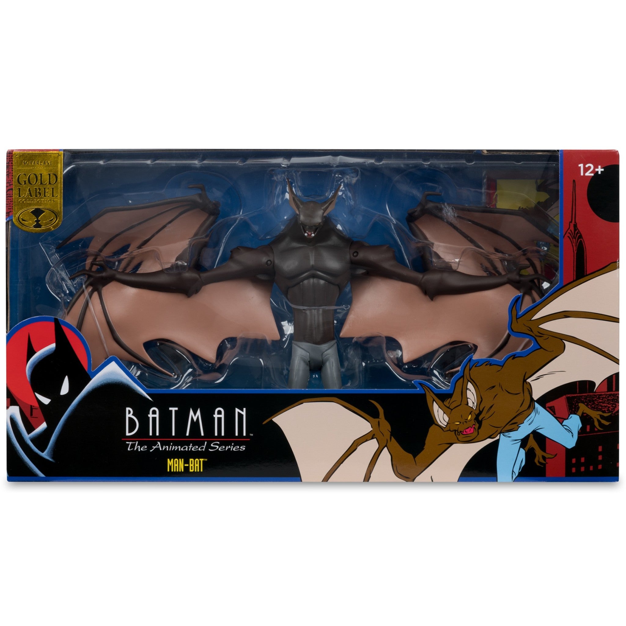 DC Direct BTAS Batman the Animated Series Man-Bat Gold Label - McFarlane Toys