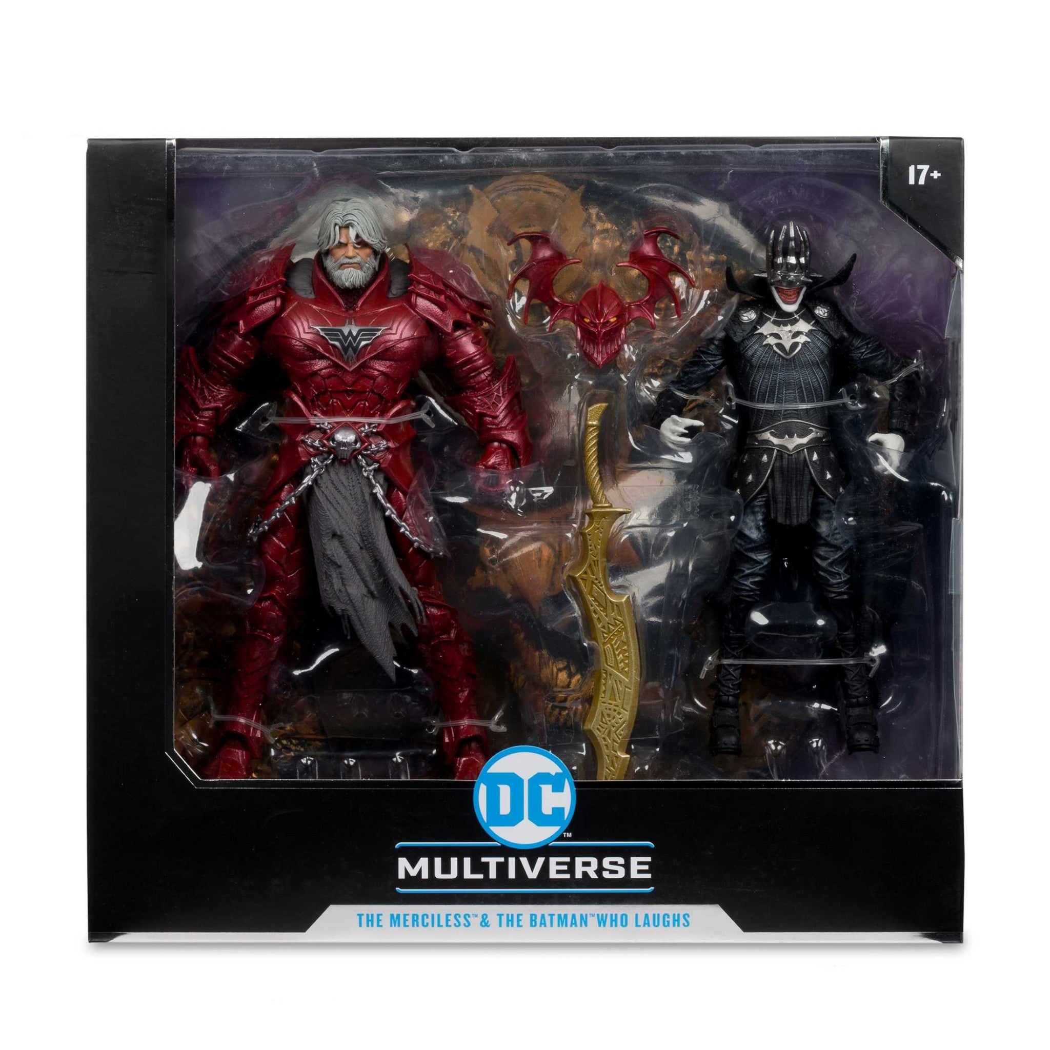 DC Multiverse Collector Edition Merciless & Batman Who Laughs 2 Pack - McFarlane