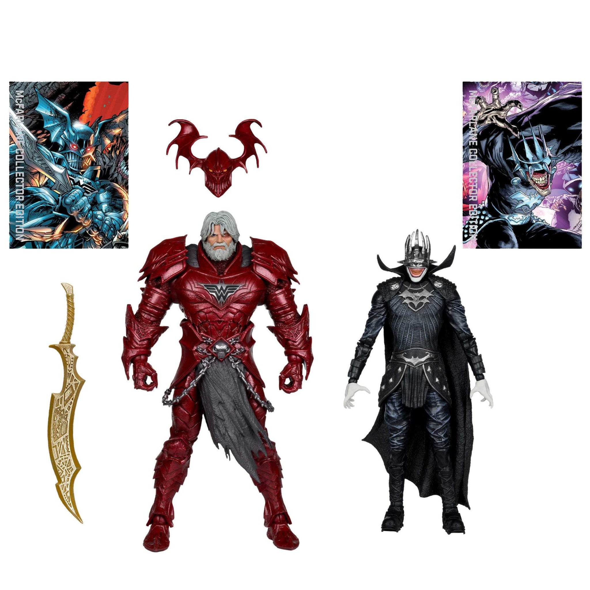 DC Multiverse Collector Edition Merciless & Batman Who Laughs 2 Pack - McFarlane