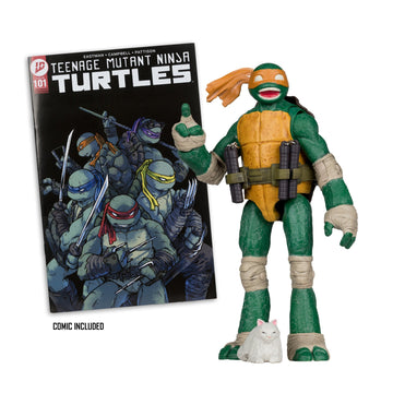 Page Punchers Teenage Mutant Ninja Turtles Michelangelo with Comic McFarlane - 0