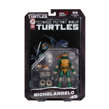 Page Punchers Teenage Mutant Ninja Turtles Michelangelo with Comic McFarlane